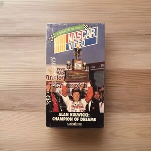 NASCAR Alan Kulwicki Champion of Dreams VHS 1994 Racing Magazine Video Hooters